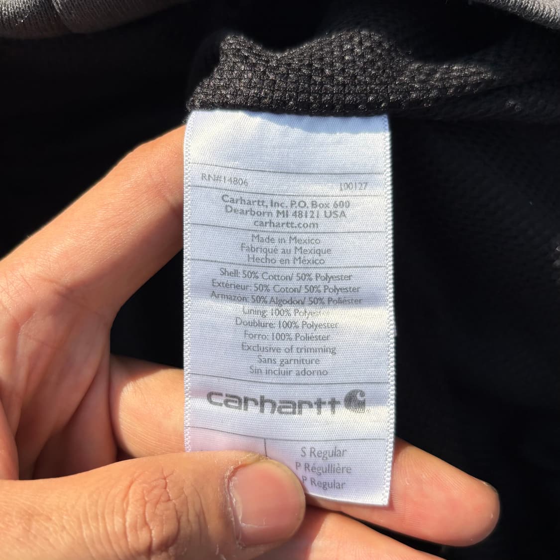 Carhartt 칼하트 오버핏 써멀 후드집업 상품이미지7