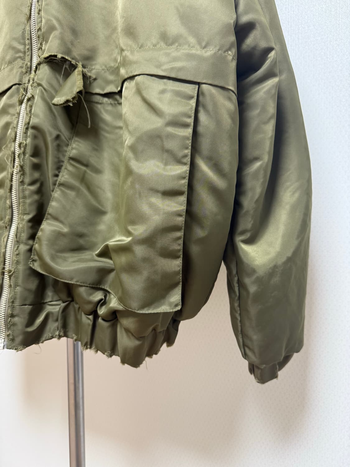 디스트레스드 봄버 자켓 상품이미지5