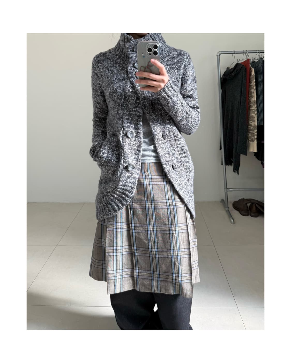 빈티지 쉐입 가디건 상품이미지1