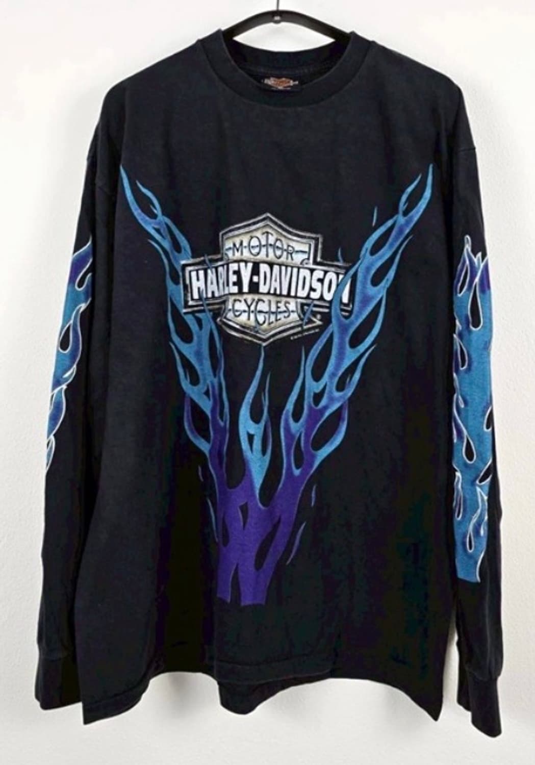 (rep) 빈티지 할리데이비슨 페이딩 롱슬리브bl 상품이미지1