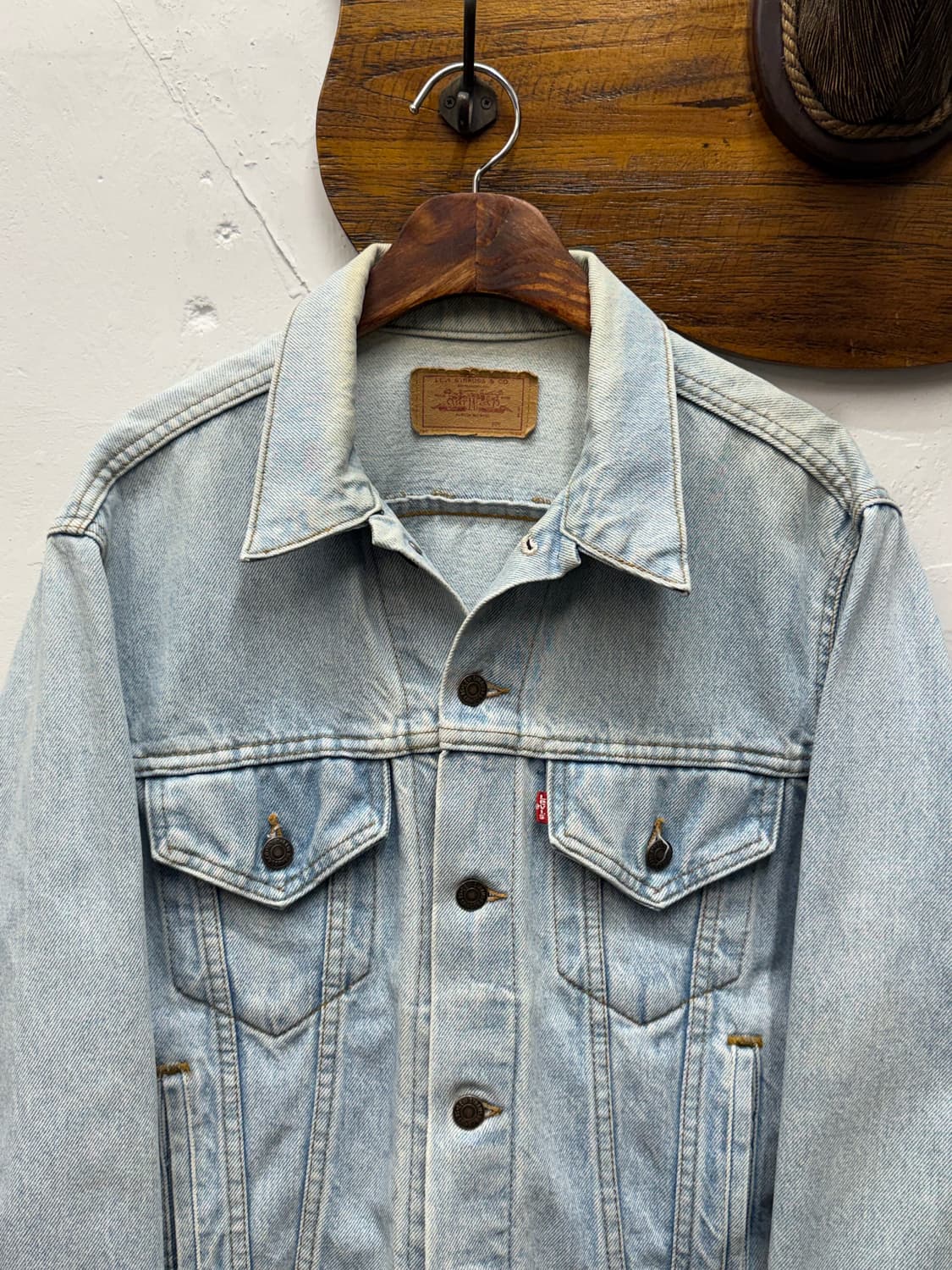 80s USA Levi's Denim Trucker Jacket 상품이미지2