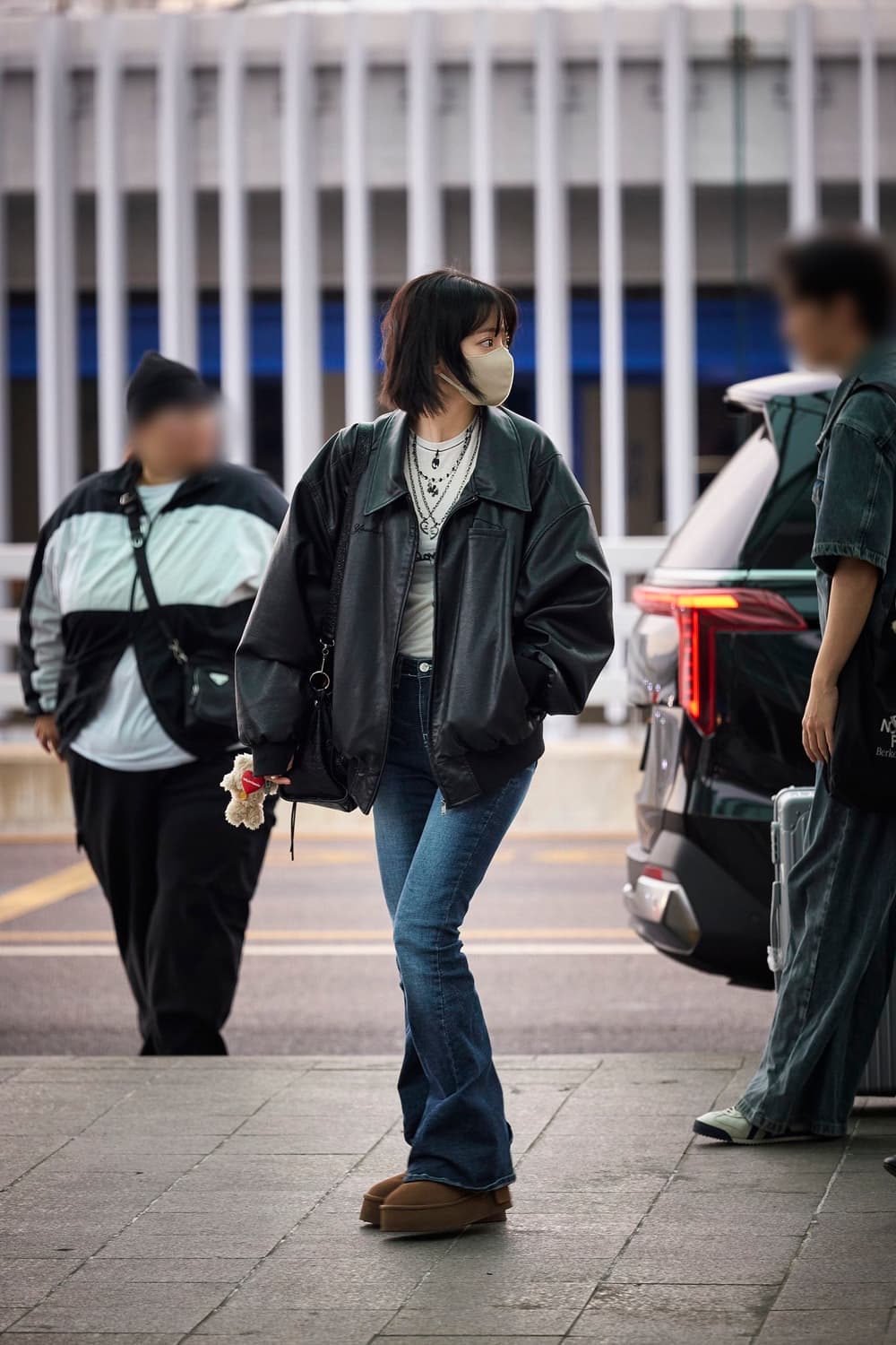 Youhee 레더자켓 LOOSE FIT LEATHER JUMPER BLA 상품이미지2