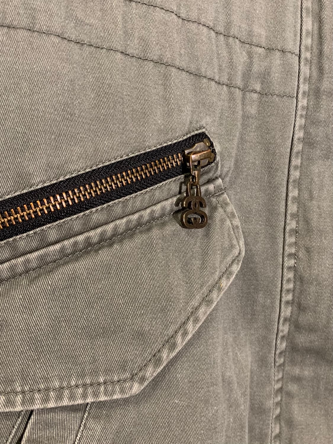 00’s Stussy 스투시 Slink 지퍼 M65 올리브 필드자켓 상품이미지7