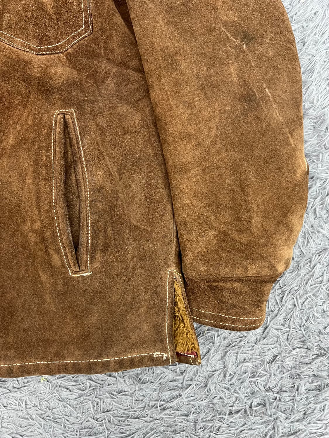 7-80s Schott Rancher suede jacket 상품이미지5