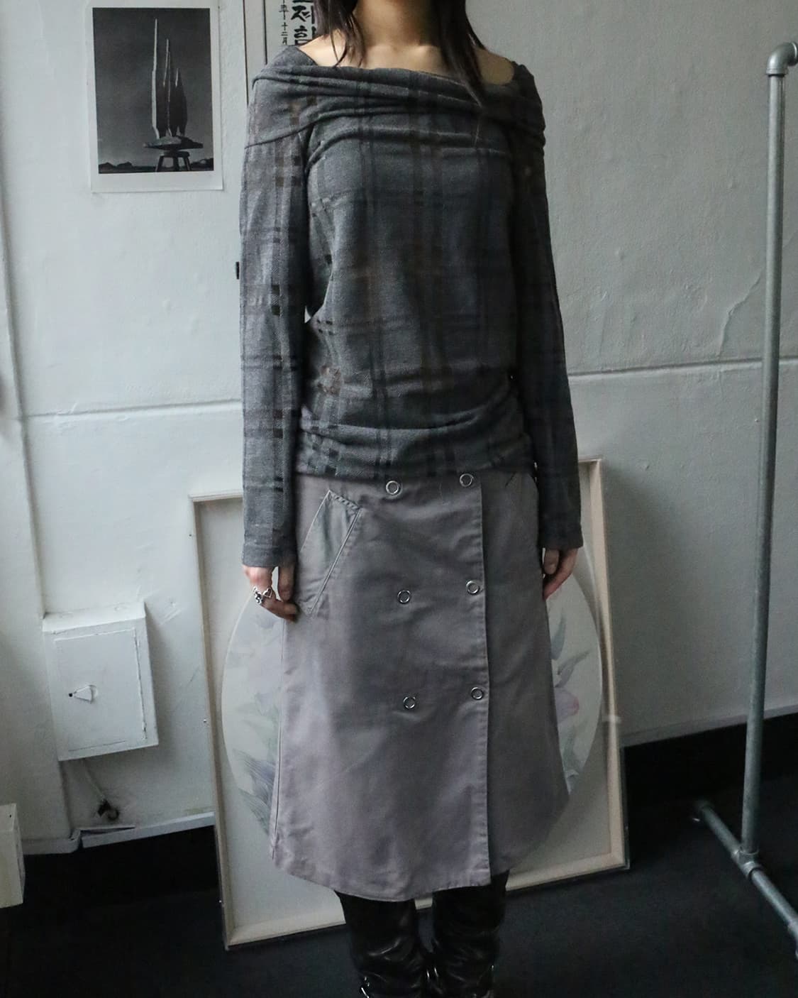 MM6 메종 마르지엘라 코튼 스커트 상품이미지4