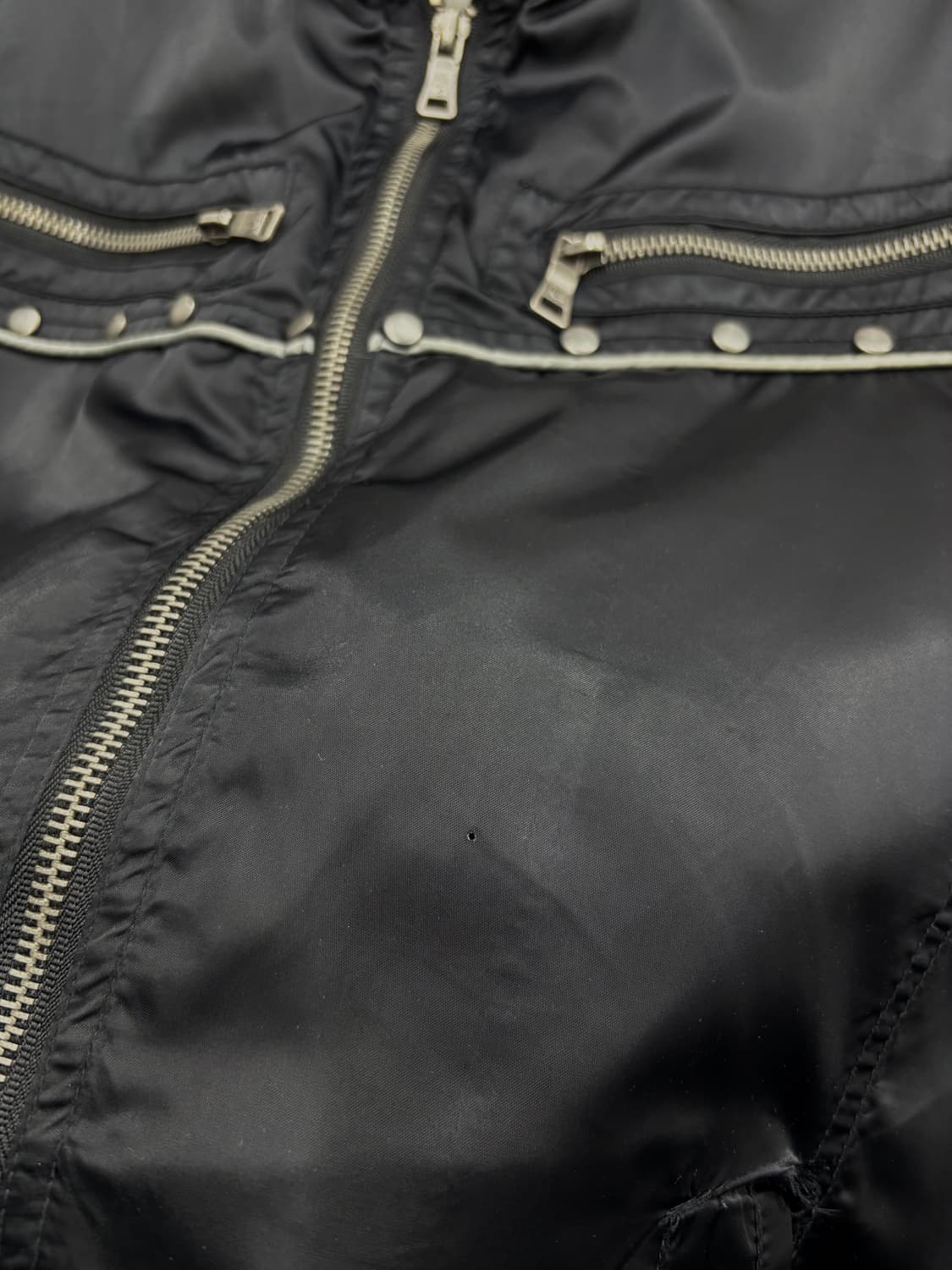 VTG 스터드 디테일 나일론 자켓 상품이미지6