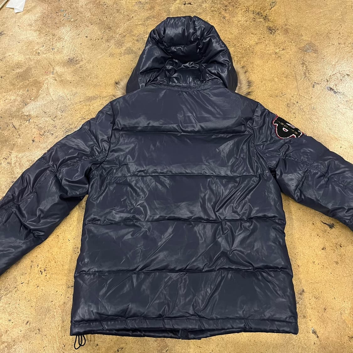 [정품/XL] 인디언 모터사이클 패치 다운 패딩 b19 상품이미지4