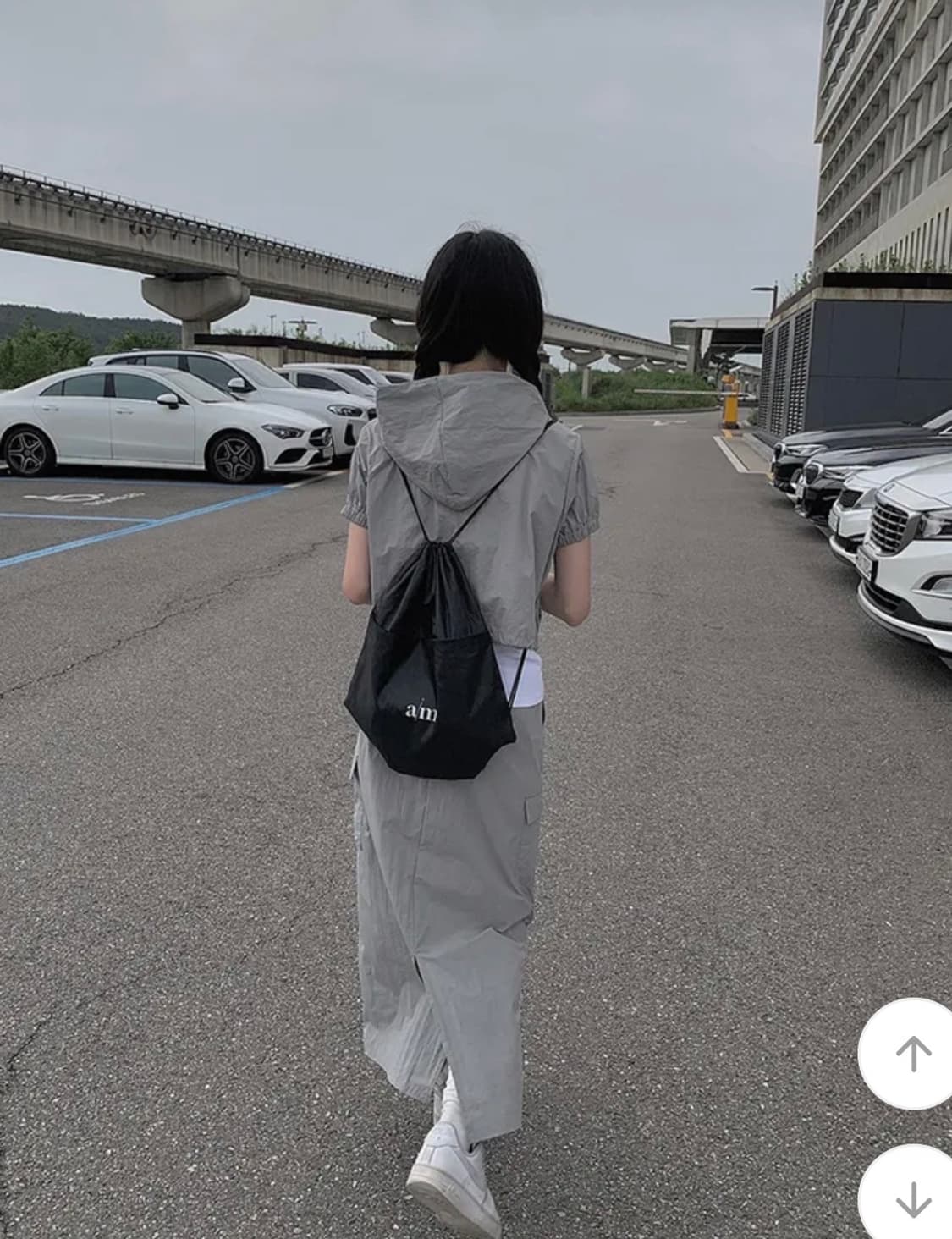 애니원모어 나일론 후드 조끼 자켓 상품이미지7