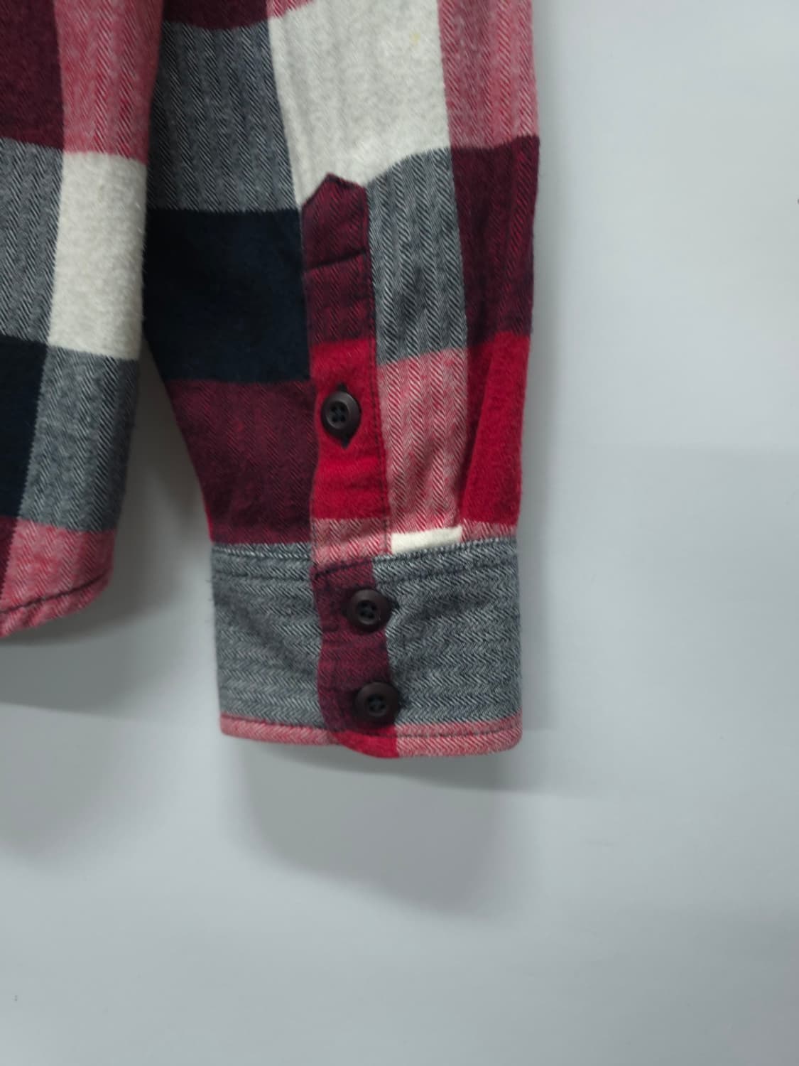 ​반스 체크 플란넬 셔츠 레드 (95) 상품이미지8