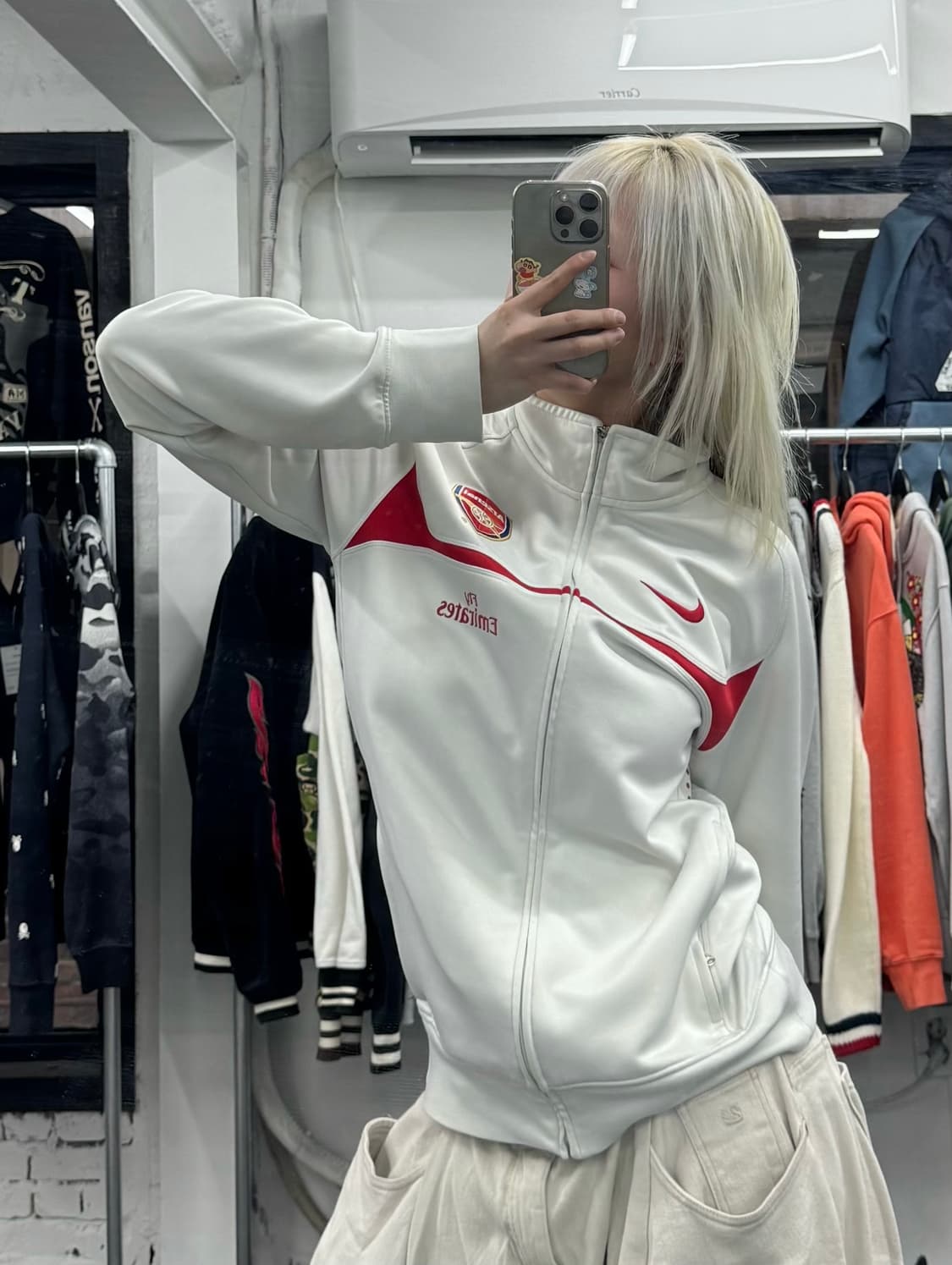 나아키 아스날 화이트 트랙탑 져지 상품이미지4