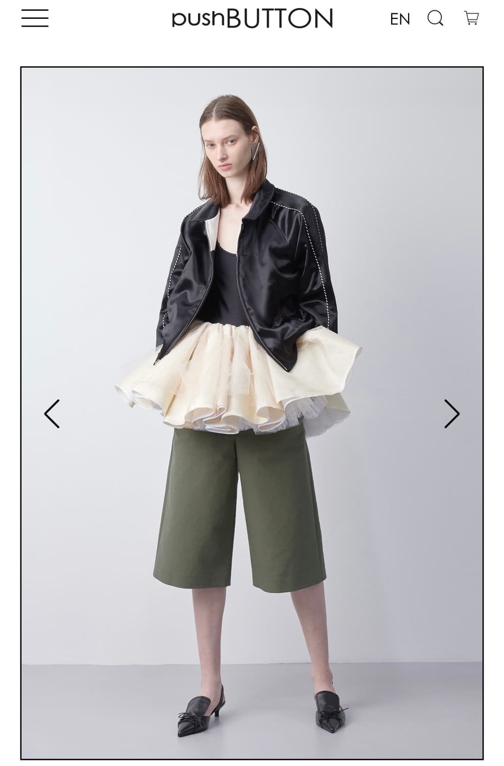 푸시버튼 PF22 COLOR BLOCK BACK LOGO 자켓 상품이미지4