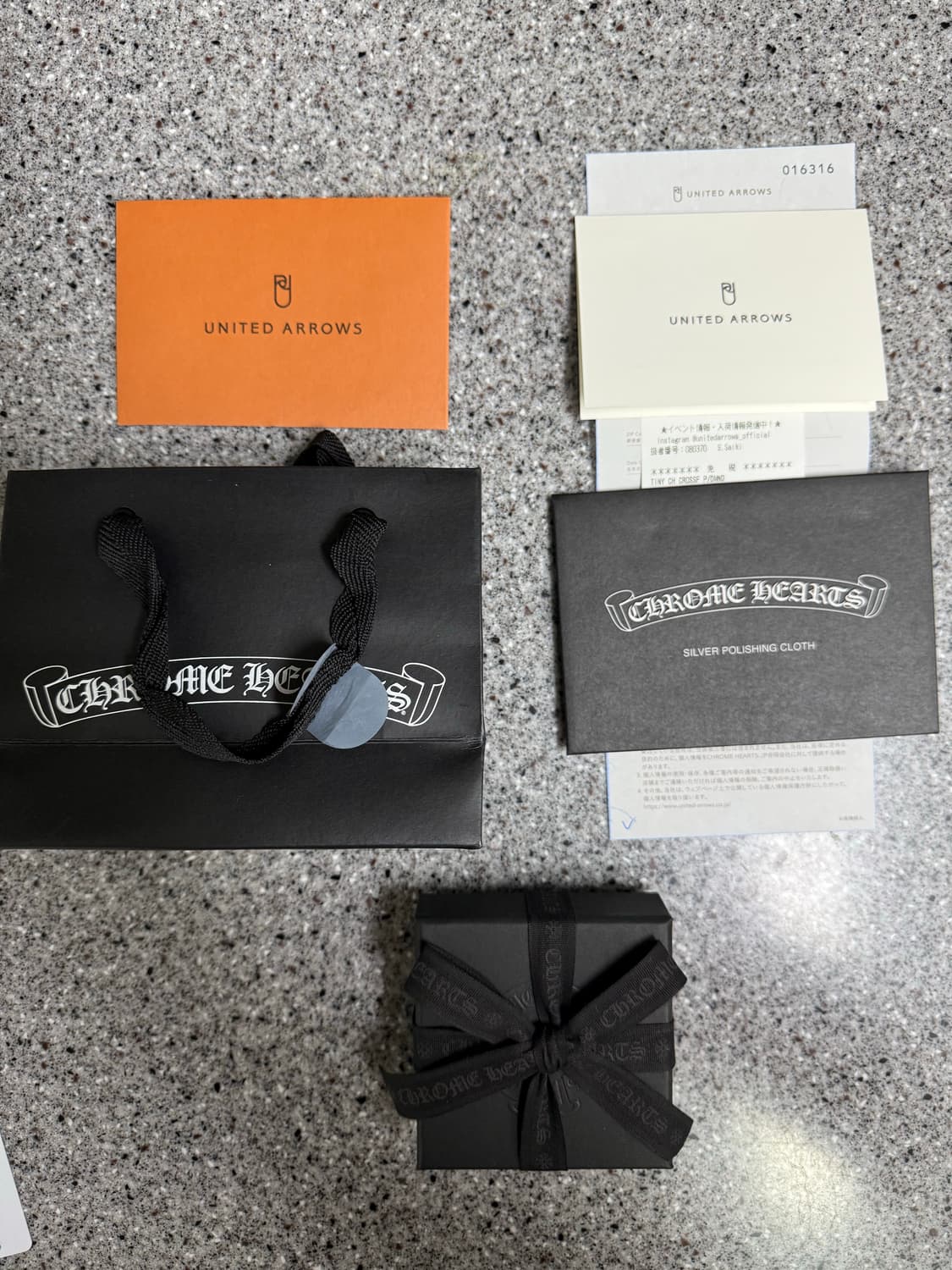 [OS] 크롬하츠 타이니 크로스 풀파베 다이아 오리지널 상품이미지2