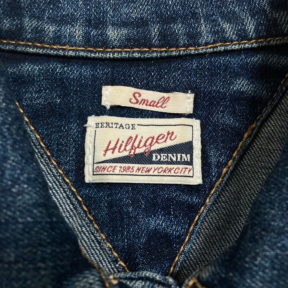 타미힐피거 크롭 데님 자켓 상품이미지3