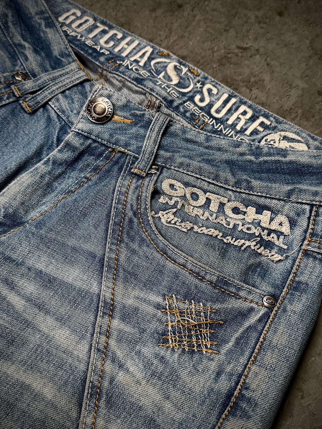 GOTCHA SURF – Embroidery Logo Distressed 상품이미지3