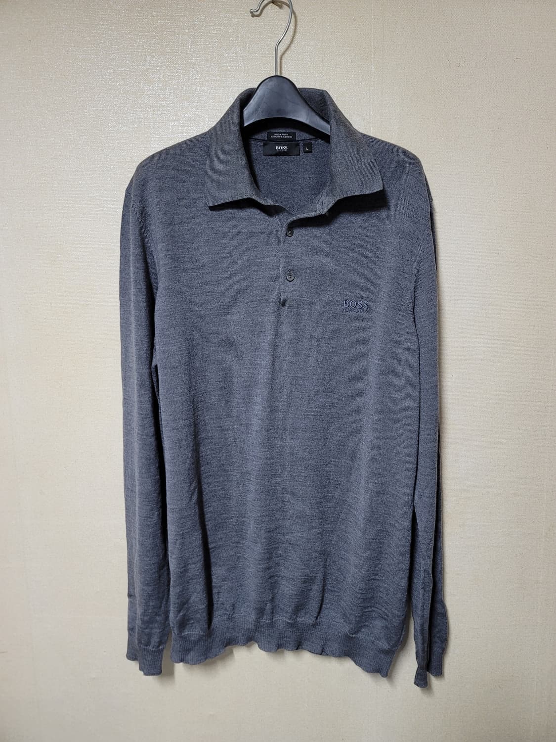 휴고보스 엑스트라파인 메리노울 카라니트 상품이미지1