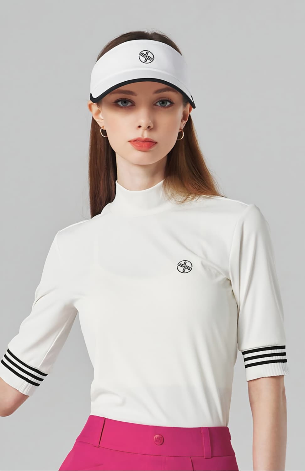 젝시믹스 여성 필드 배색리본 바이저 상품이미지2