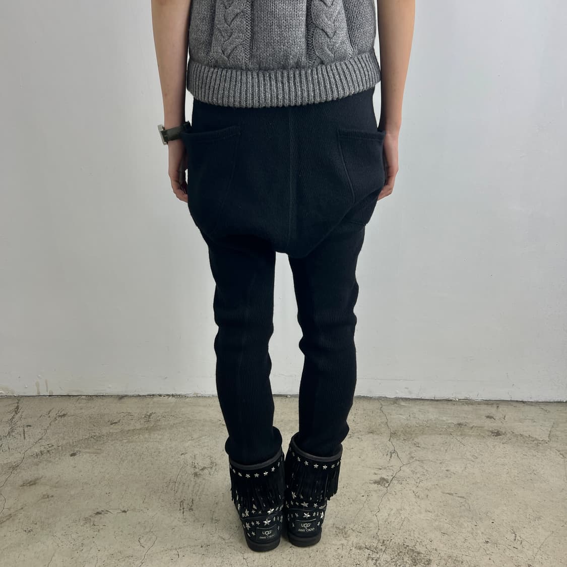 nude: Masahiko Maruyama 니트 사루엘 팬츠 상품이미지3