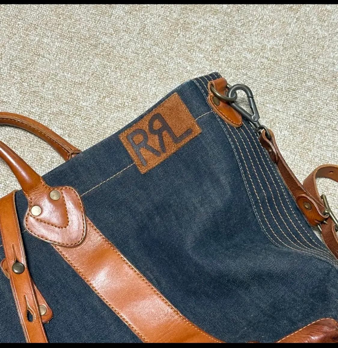 RRL 데님 토트백 상품이미지2