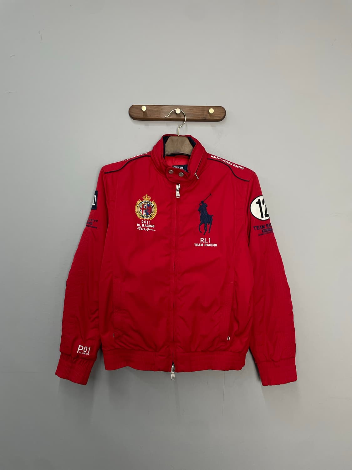 폴로 랄프로렌 빅포니 레드 레이싱 자켓 H2335 상품이미지2