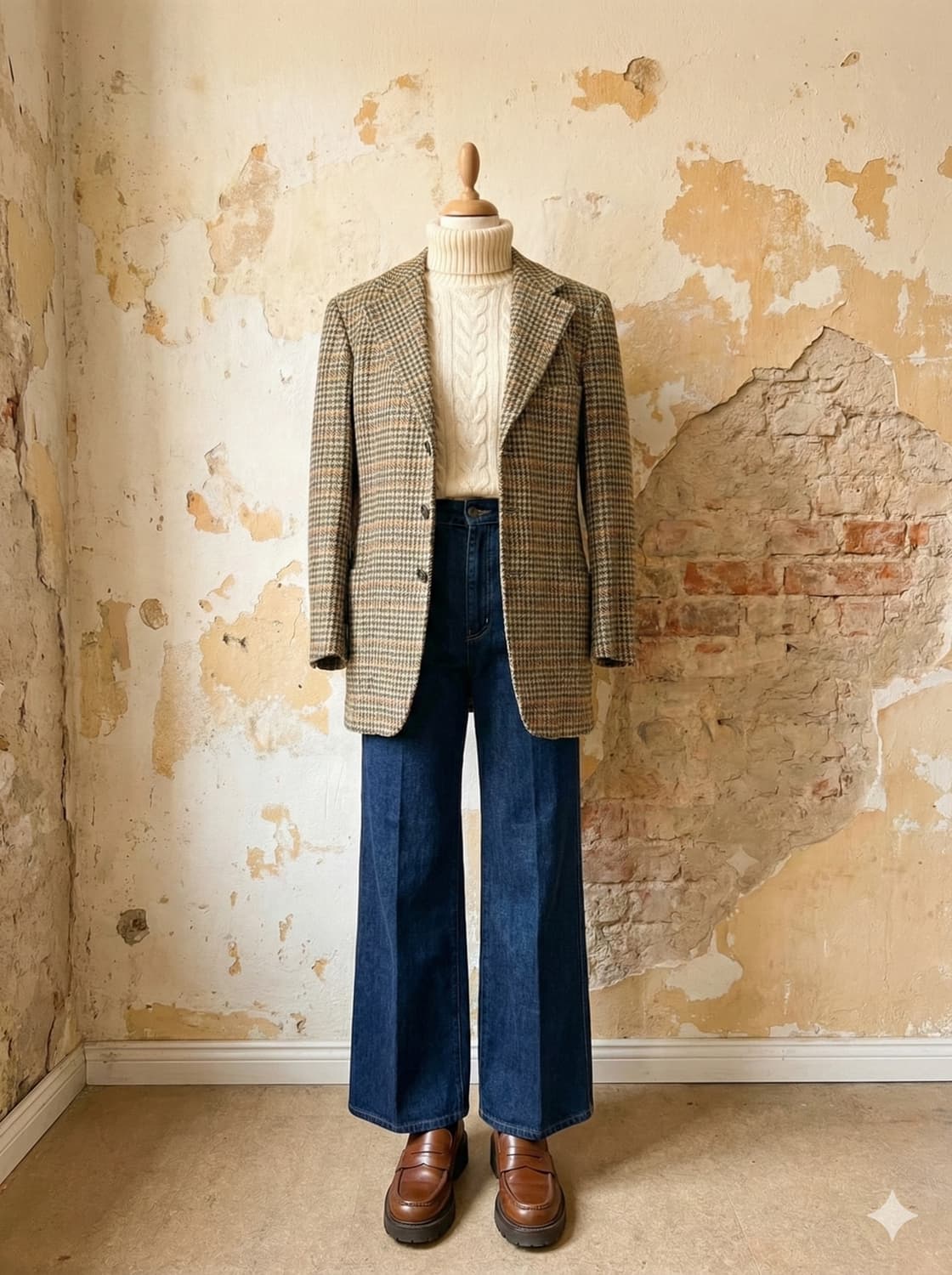 헤링본 퓨어울 자켓 상품이미지2