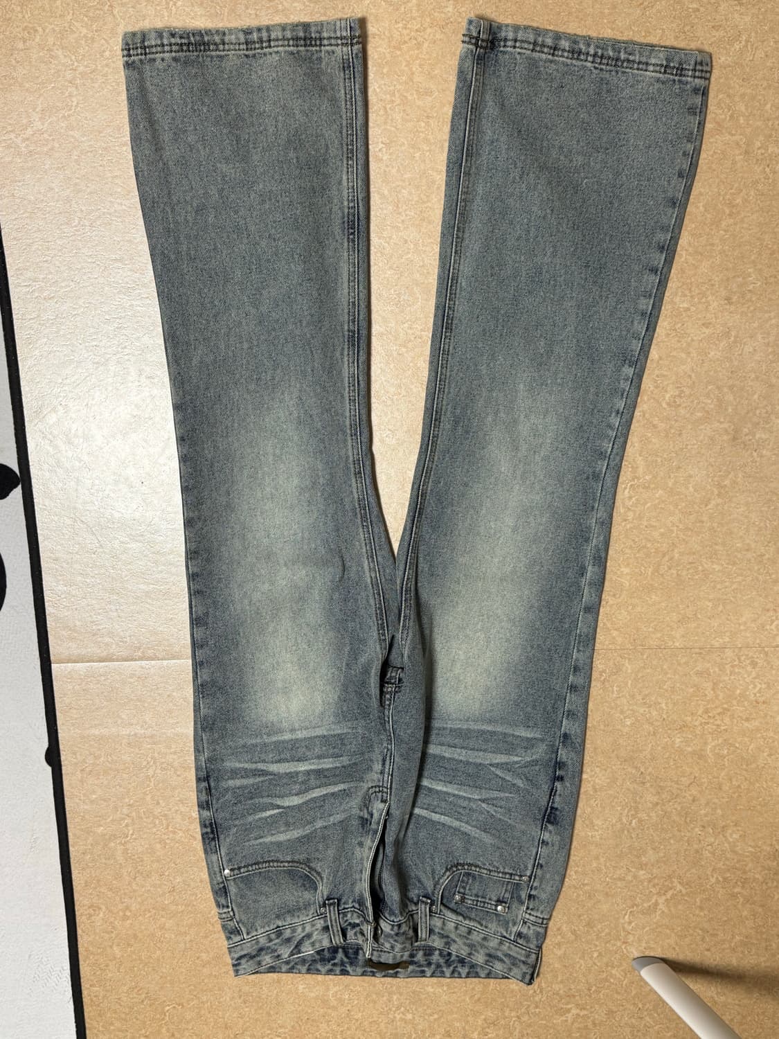 데프가먼츠 플레어진 데님 상품이미지2