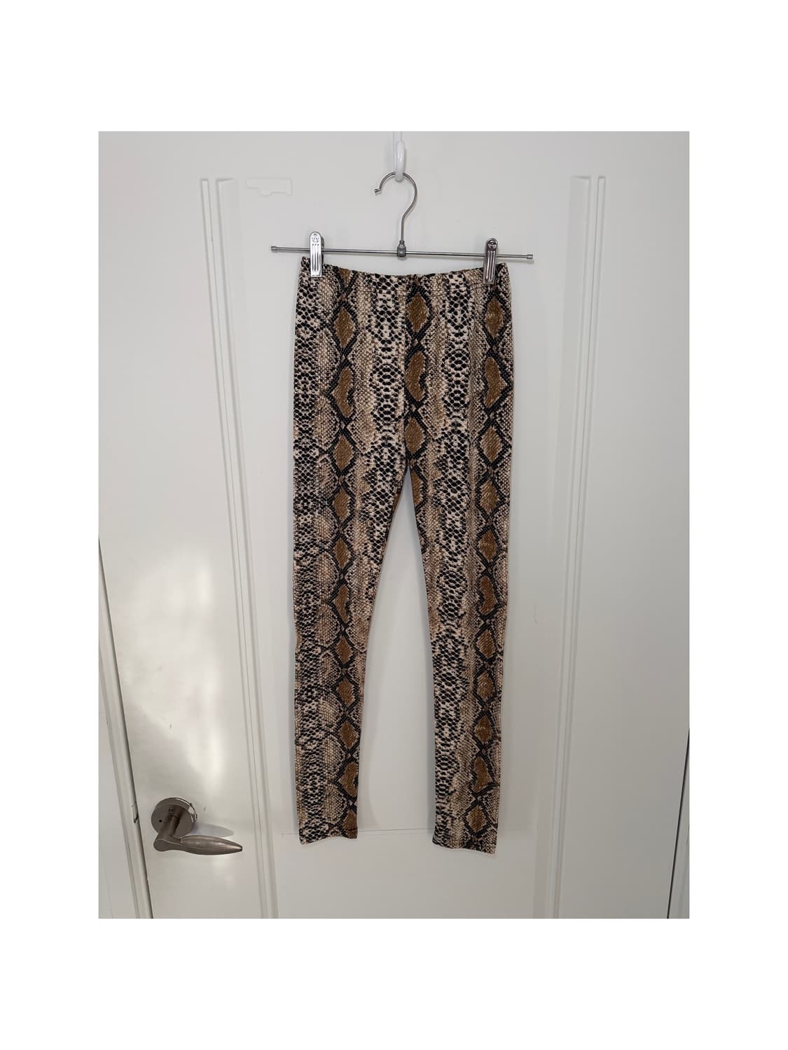 일본빈티지 스테이크스킨 레이어드 레깅스  상품이미지1