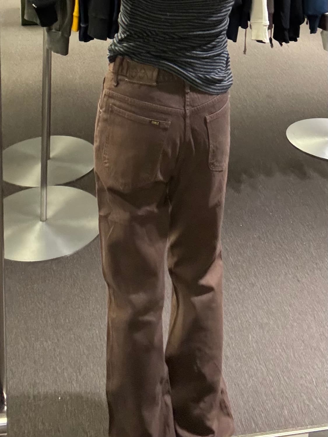 29x34)Lee 빈티지 여성 브라운 팬츠 상품이미지2