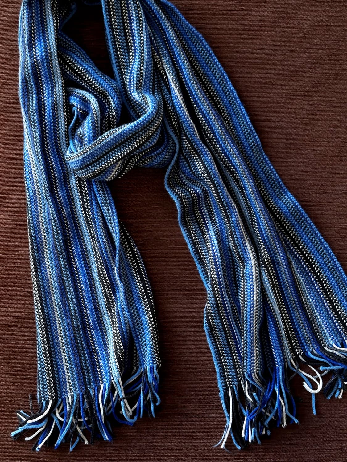 Multi stripe knit muffler 상품이미지5