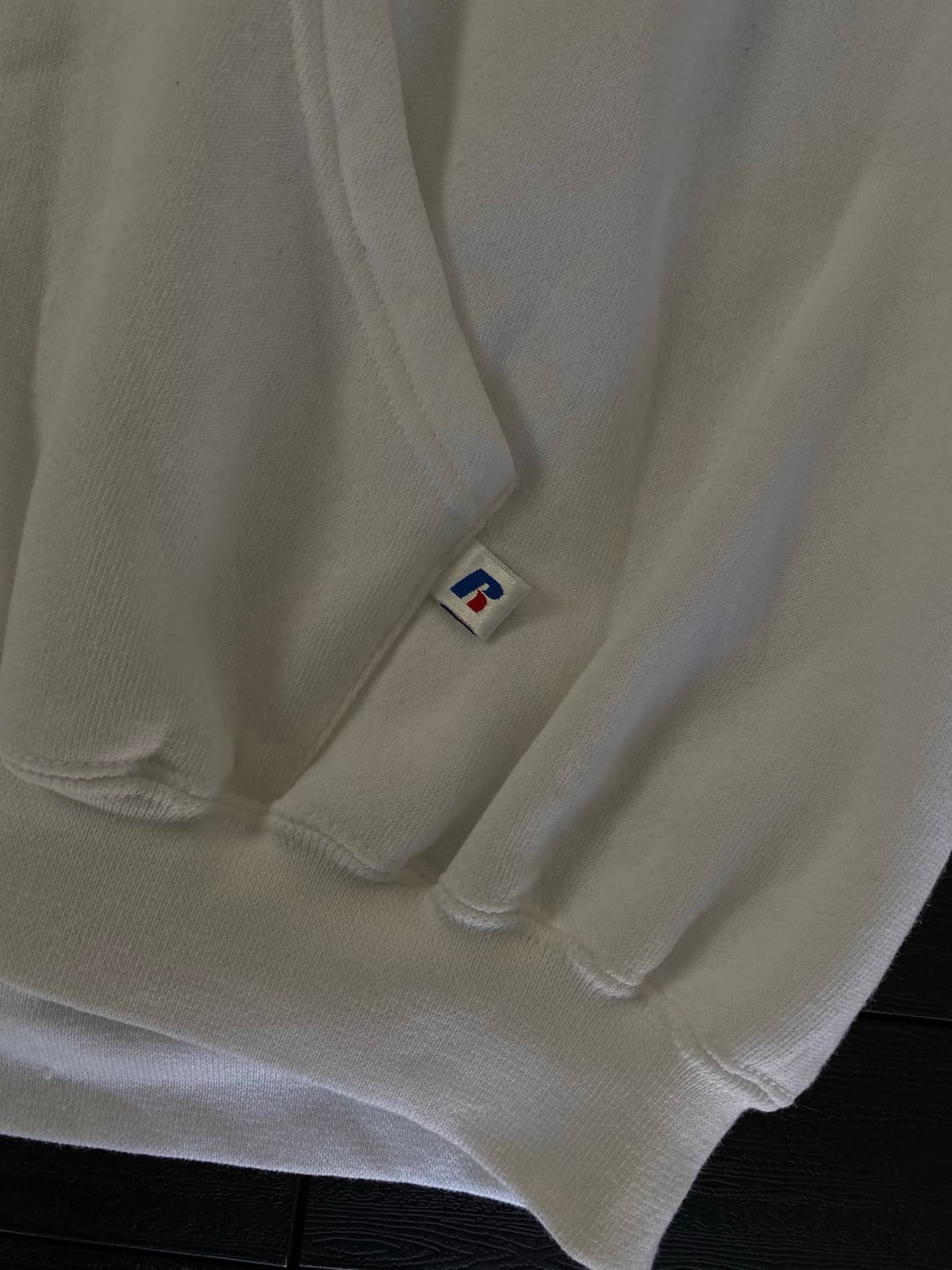 (XXL) 90s 빈티지 러셀 후드 화이트 상품이미지3