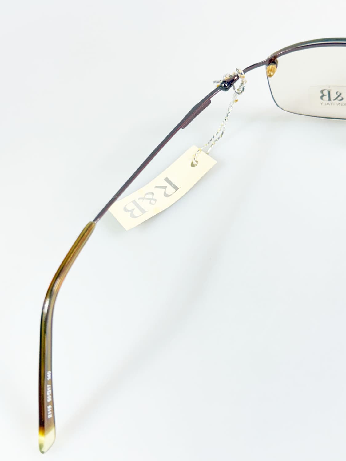 R&B EYEWEAR 무테 스퀘어 메탈 프레임 빈티지 안경 상품이미지7