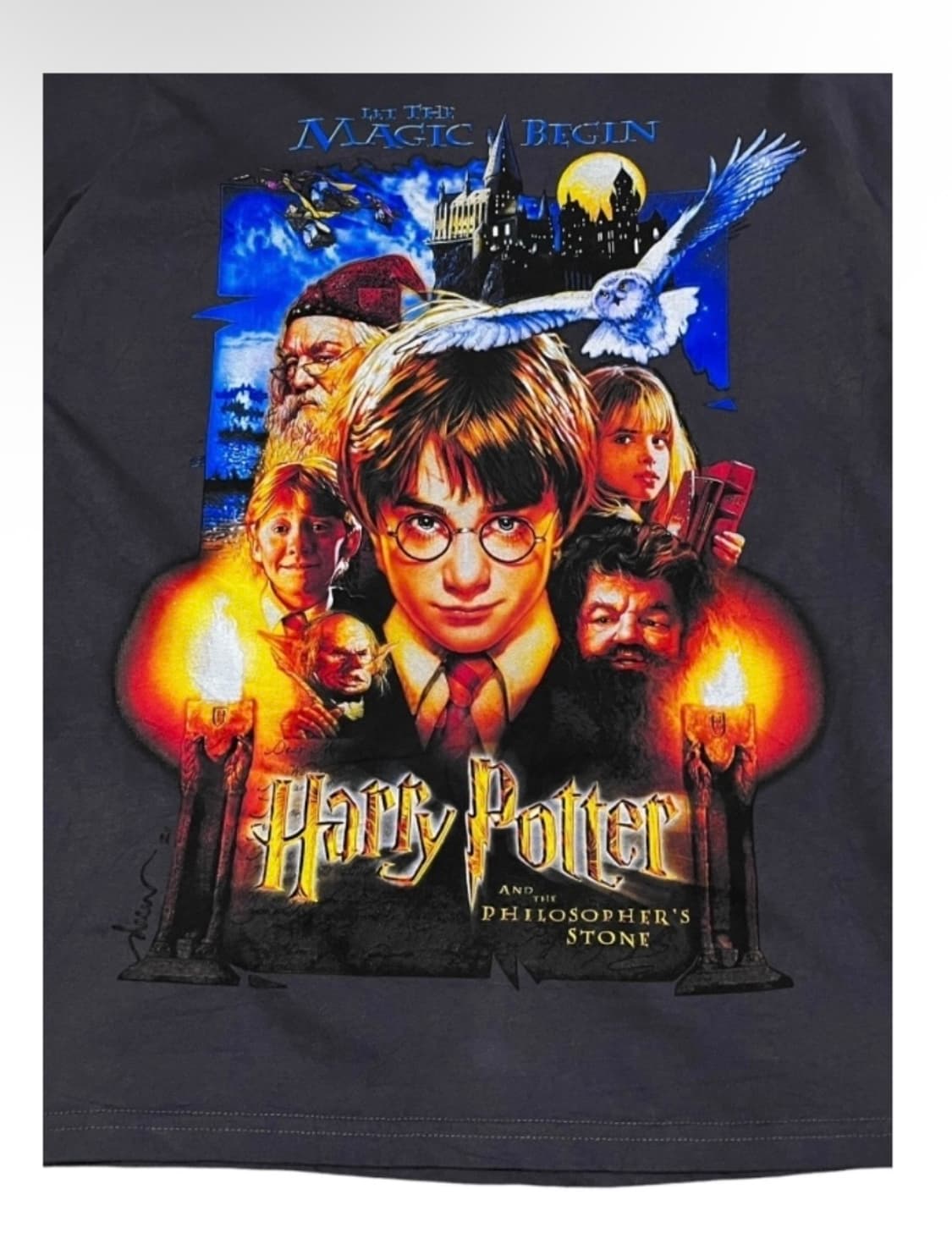 피조물 빈티지 해리포터 티셔츠 상품이미지3