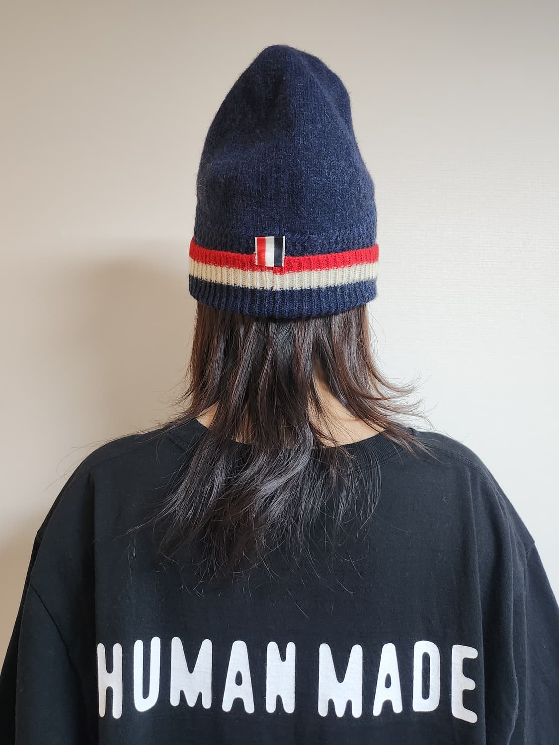 톰브라운 삼선 비니 상품이미지2