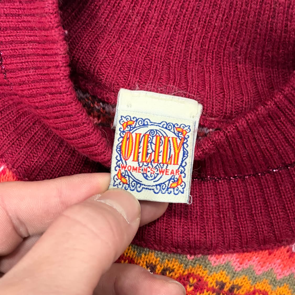 오일릴리 에스닉 니트 원피스 v1076 상품이미지5