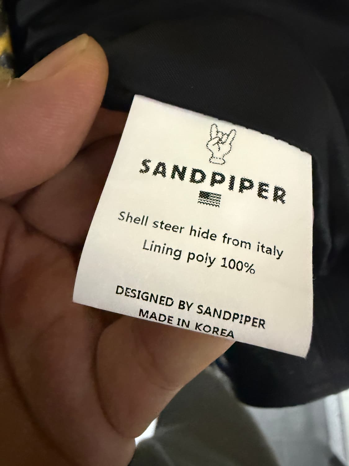 샌드파이퍼 레오파드 레더 코치 자켓 상품이미지3