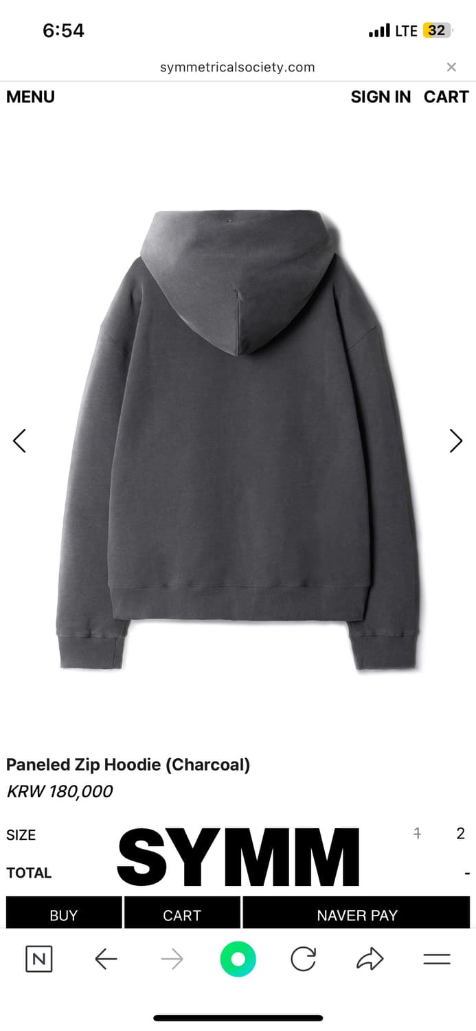 SYMM 후드집업 상품이미지2