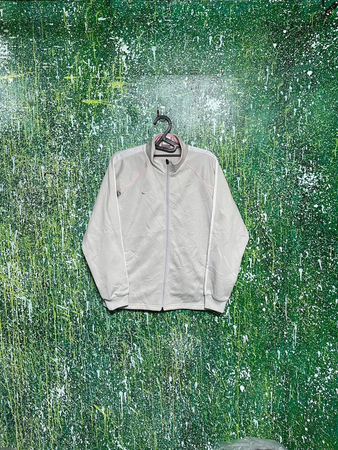 나이키 빅로고 라이트 그레이 핑크 져지 M 상품이미지6