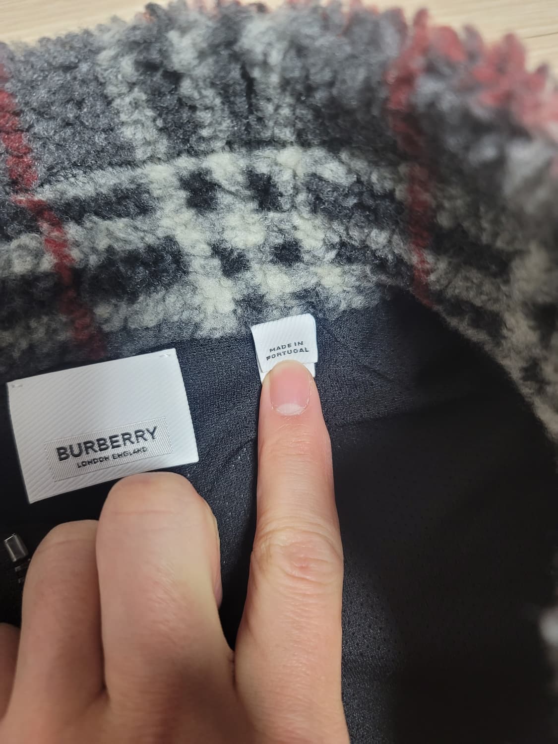 [XL] 버버리 dimitri 플리스 집업 자켓 상품이미지2