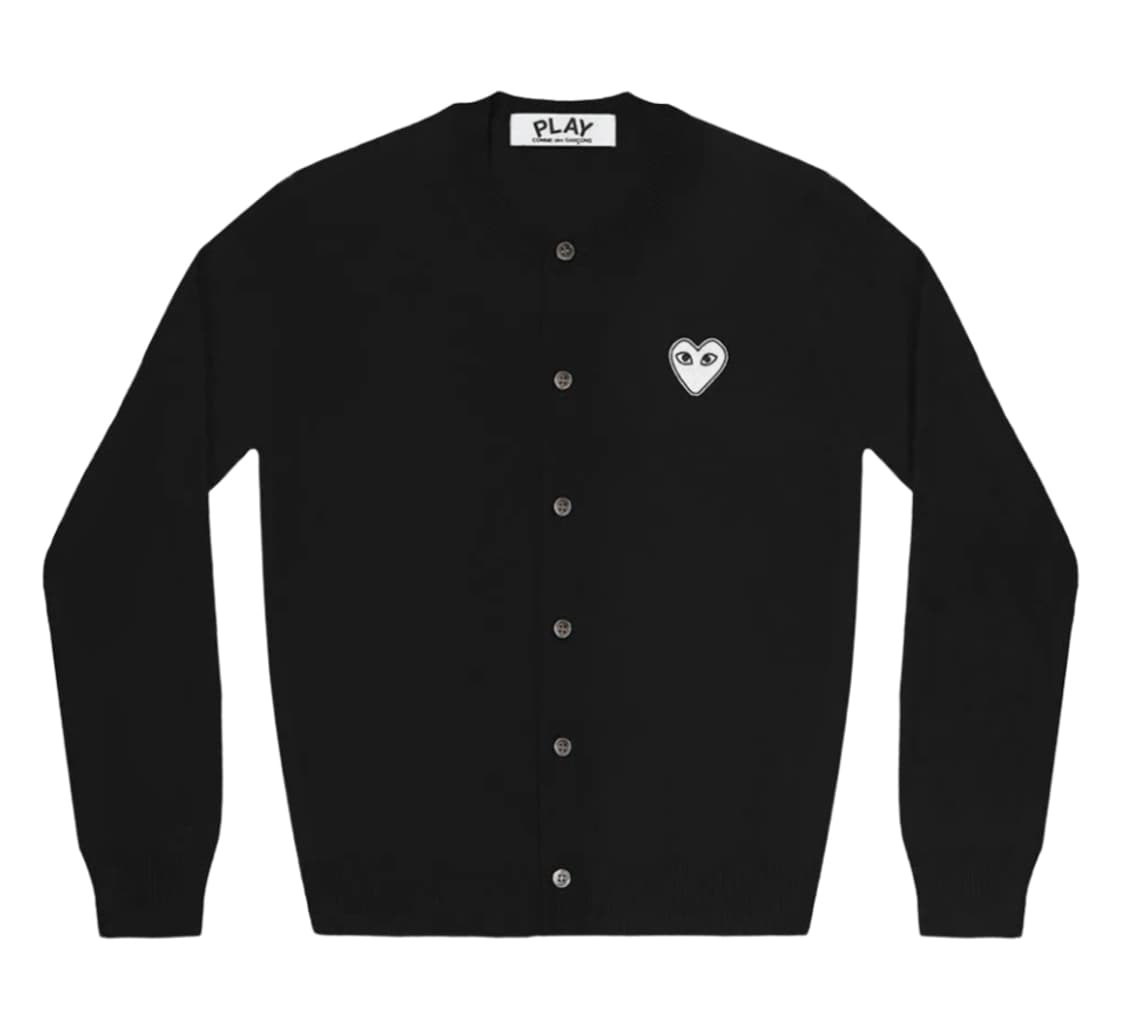 꼼데가르송 화이트하트 가디건 XL 상품이미지1