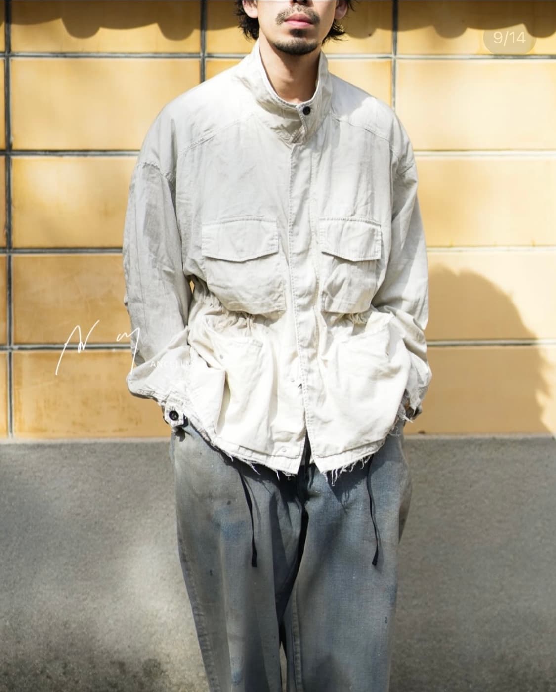 [1] 안셀름 에이징 필드 자켓 화이트 상품이미지2