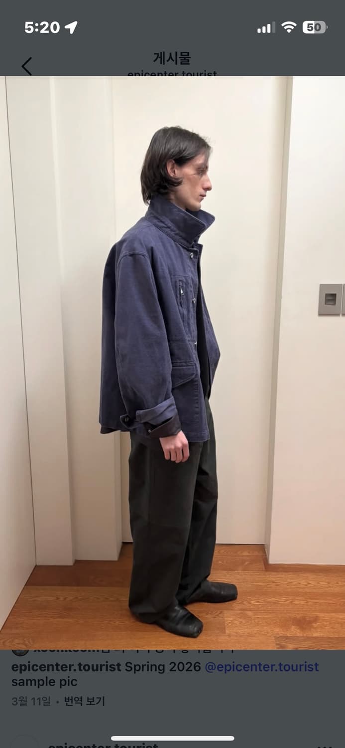Vintage washed jacket 상품이미지3