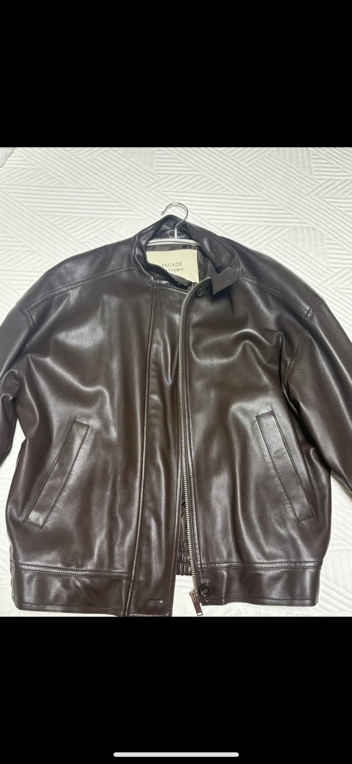 파사드패턴 가죽자켓 상품이미지3