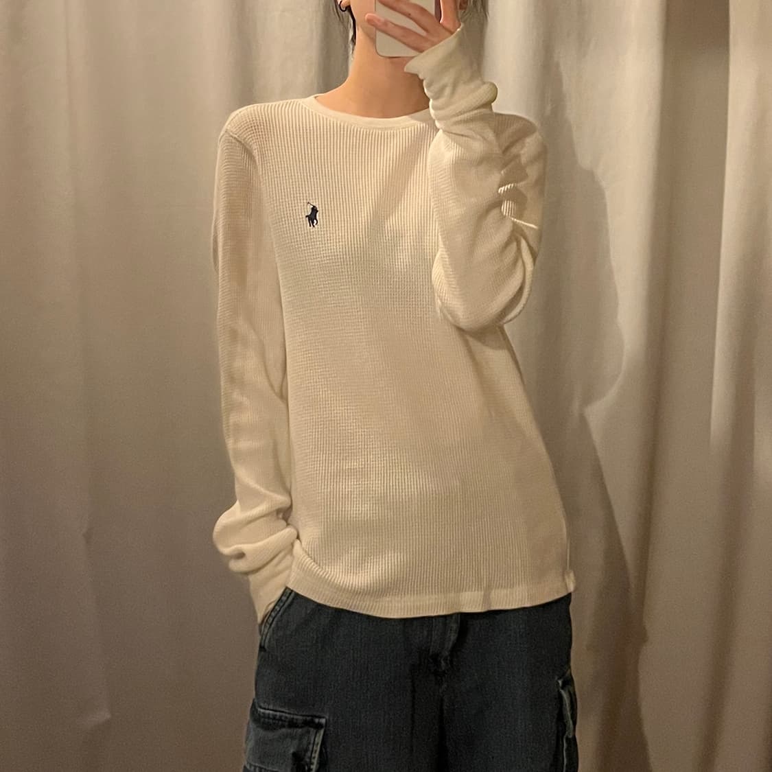 폴로랄프로렌 와플 롱슬리브 상품이미지1