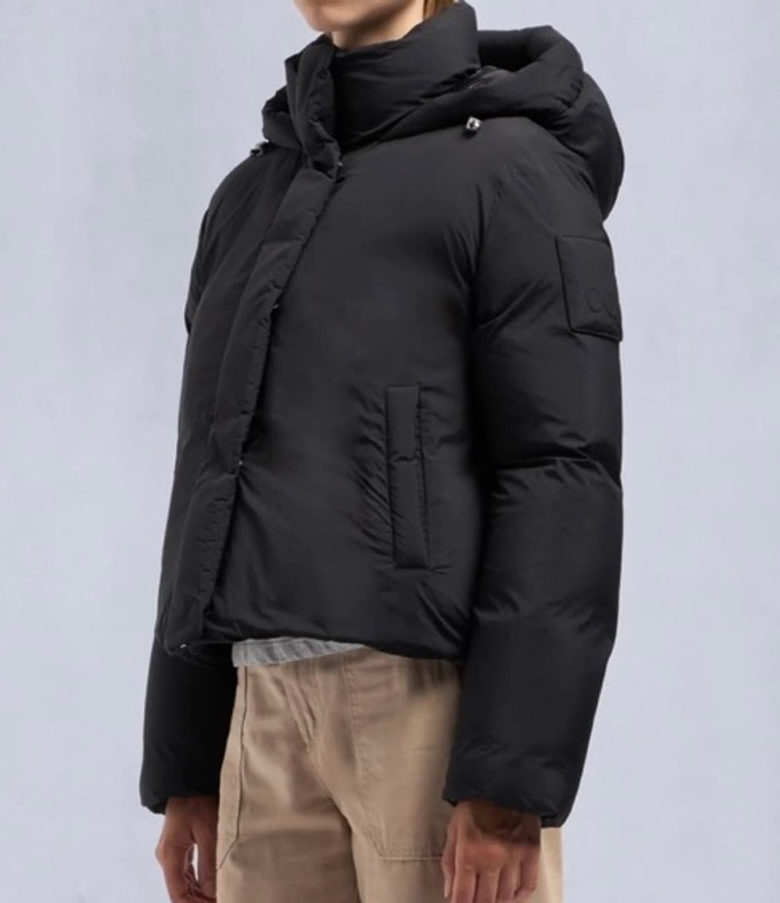 무스너클 코야 크롭 패딩 세이지 컬러 상품이미지1