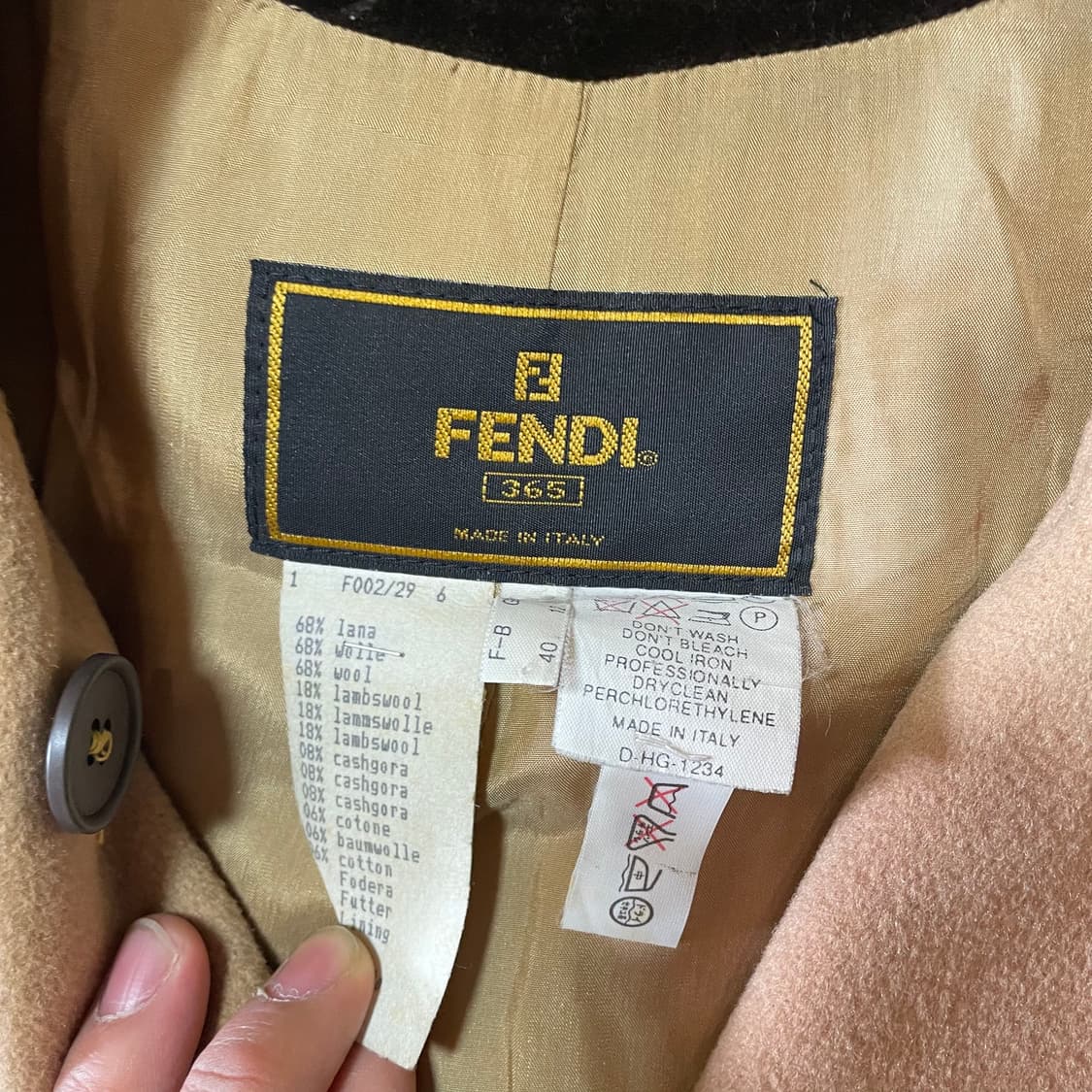 펜디 울 코트 상품이미지3