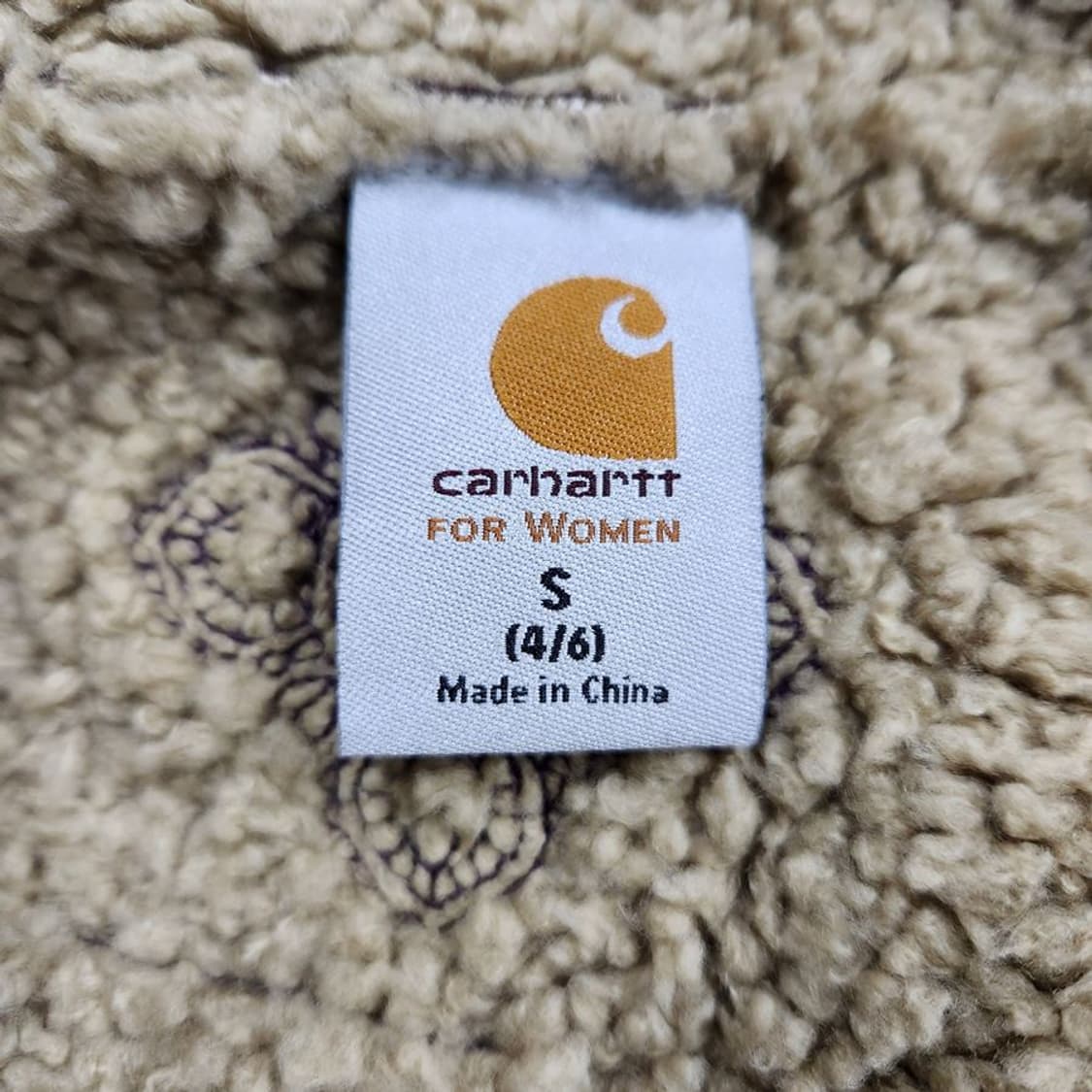 [여S]칼하트 와인 인조 무스탕 자켓[Y3C-161] 상품이미지8