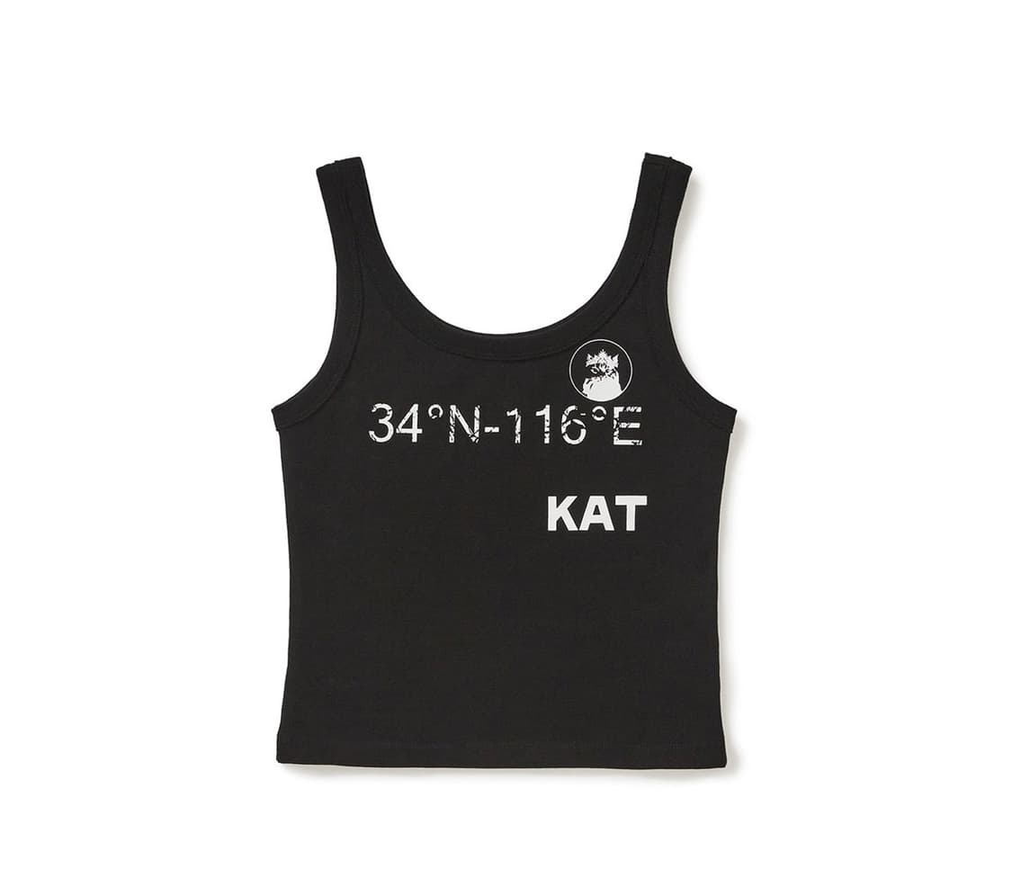 Lcdc KAT PRINT SLIM TANK TOP 상품이미지1