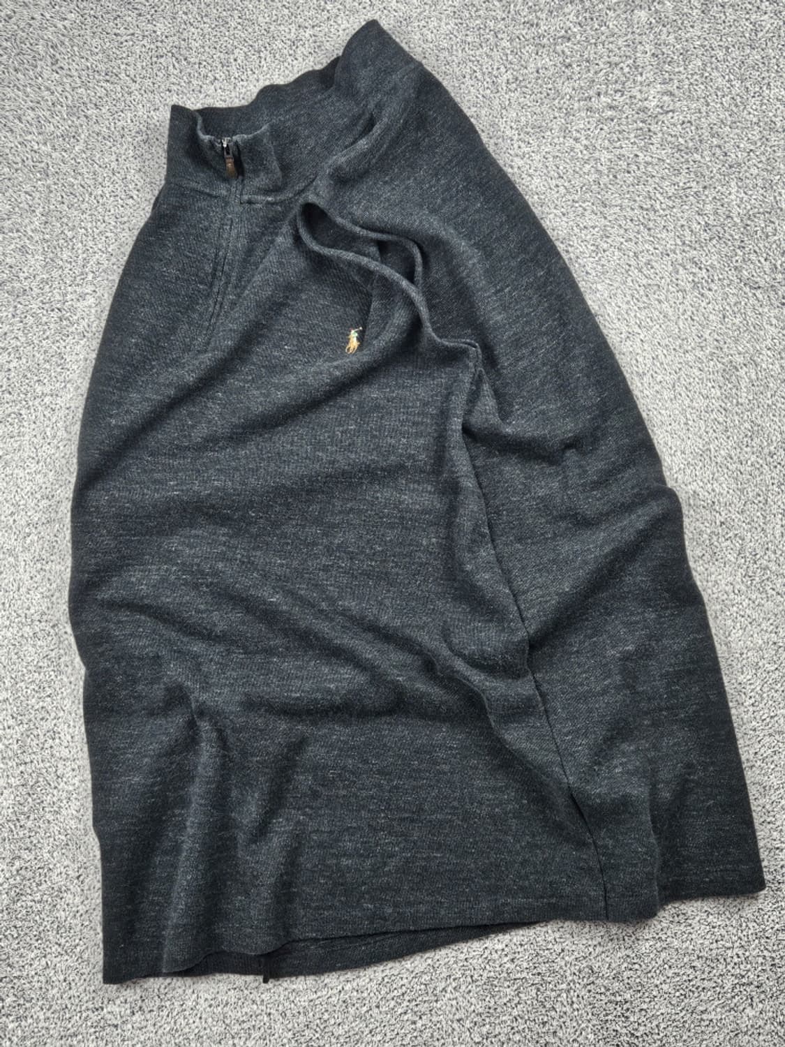 폴로랄프로렌 커팅커스텀 코튼 하프 니트집업 베스트 (4XL)/ 10508 상품이미지2