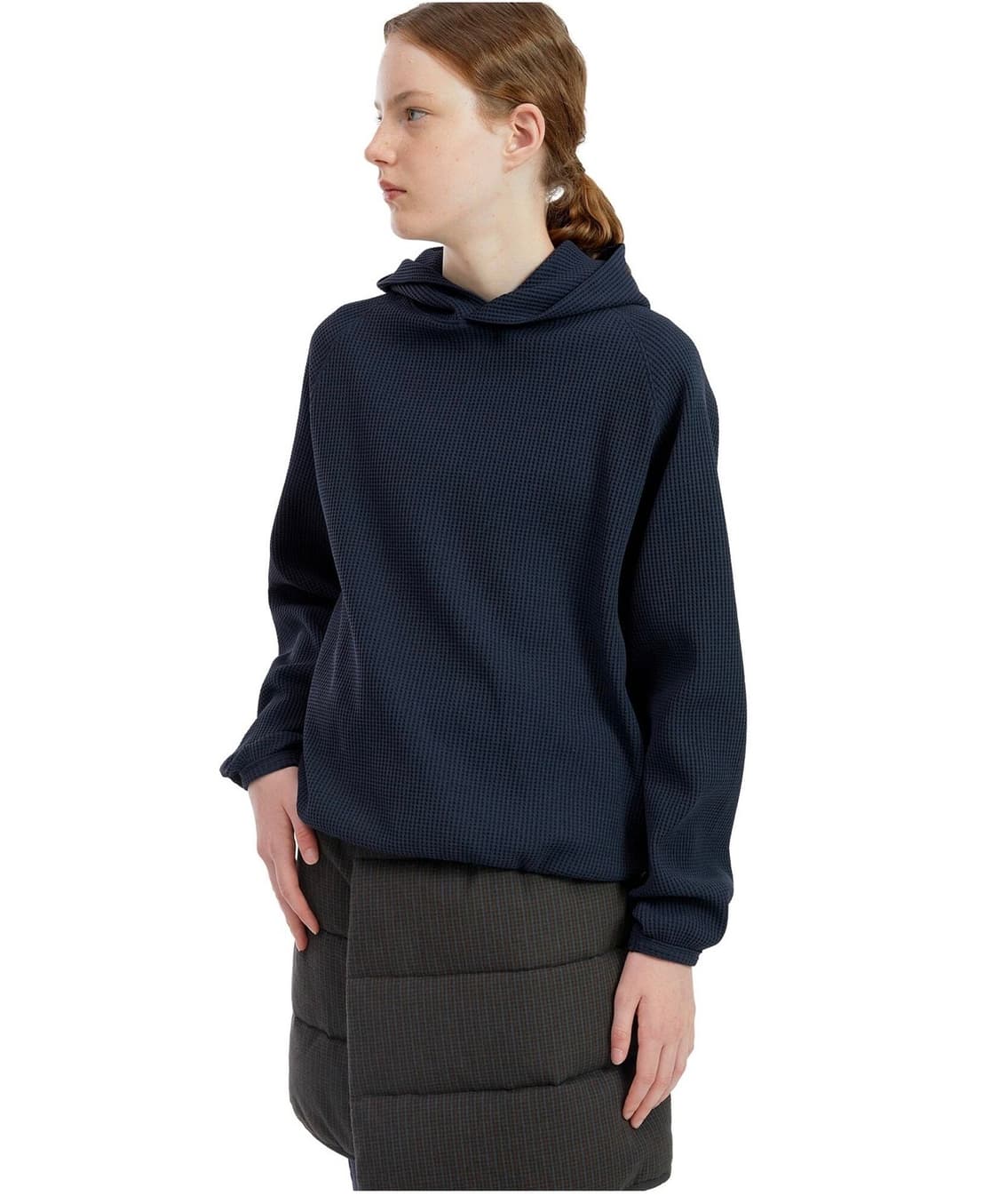 썬러브 와플 후디 네이비 M 상품이미지2