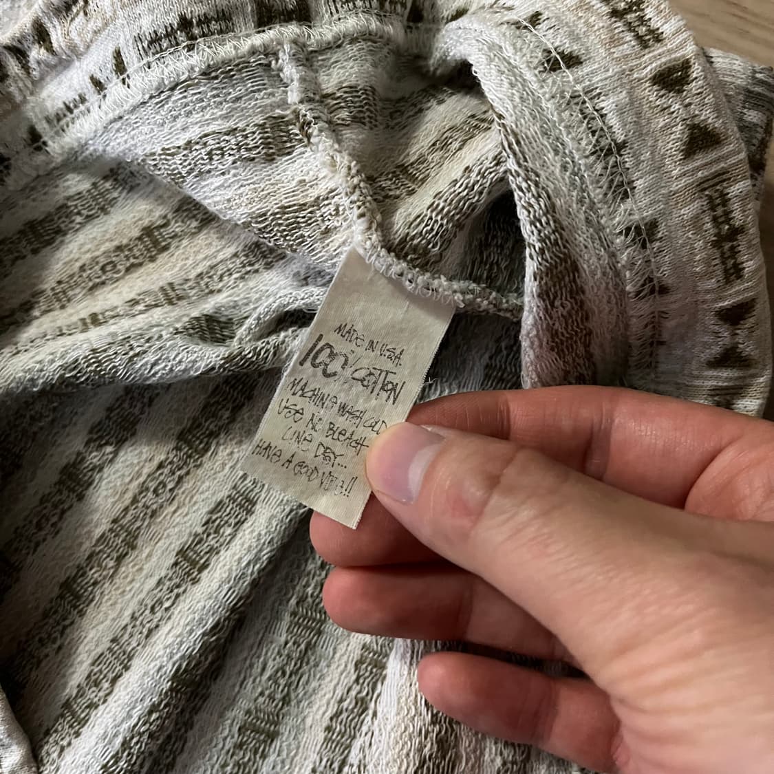 [XL] 90s 빈티지 올드 스투시 니트 반팔 티셔츠 상품이미지5