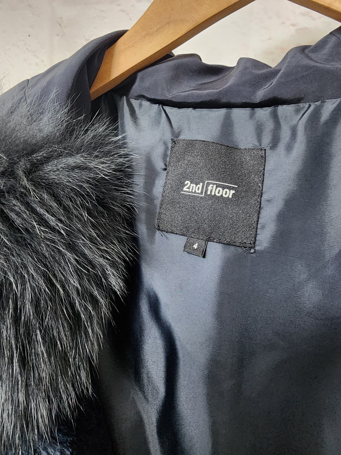 세컨플로어 폭스 퍼 패딩 코트 상품이미지9